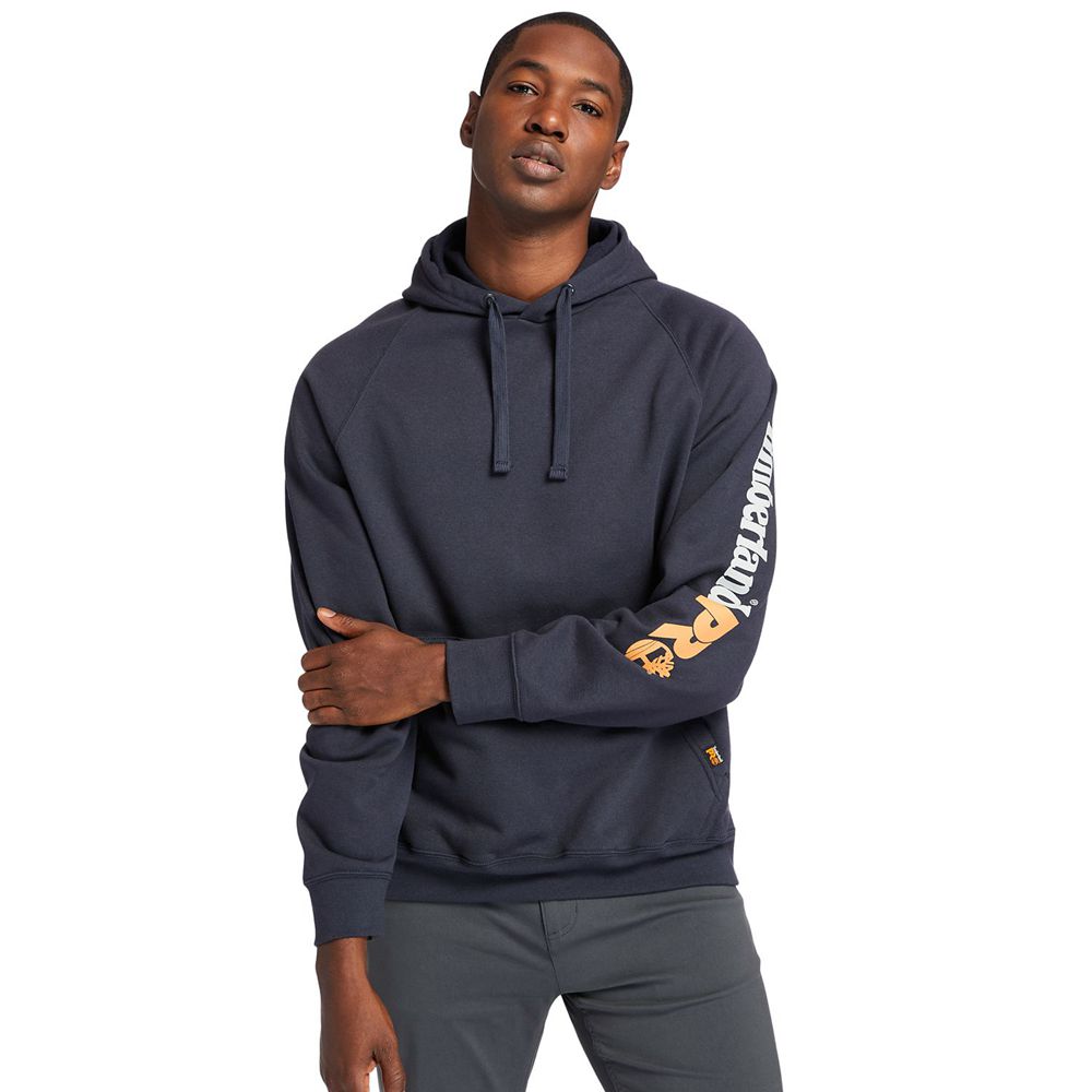 Sudadera Timberland Argentina Hombre - Pro® Hood Honcho Sport Hoodie - Azul Marino - ERXCHK-307